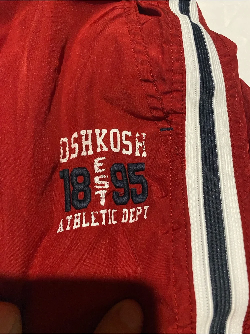Vintage OshKosh B'gosh Lined Burgundy Kids Athletic Pants